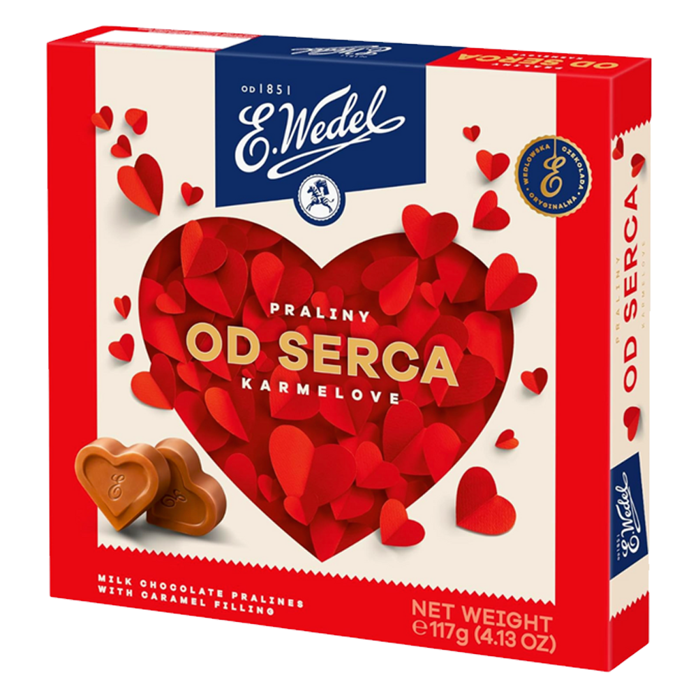Wedel Pralines With Caramel Filling (OD Serca) 117g