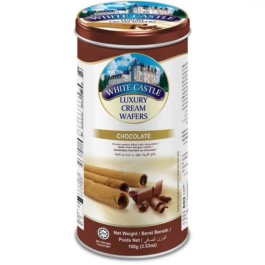 White Castle Luxury Wafer Roll Chocolate 100g