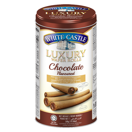 White Castle Luxury Wafer Roll Chocolate 300g