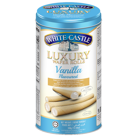 White Castle Luxury Wafer Roll Vanilla 300g