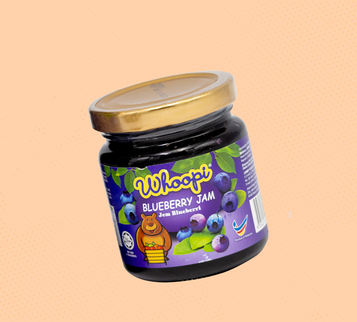 Whoopi Blueberry Jam 240g