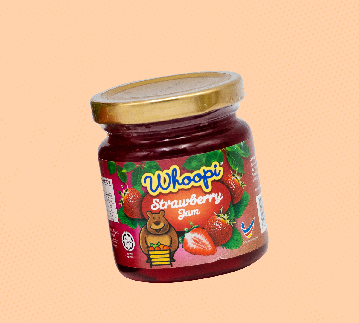Whoopi Strawberry Jam 240g