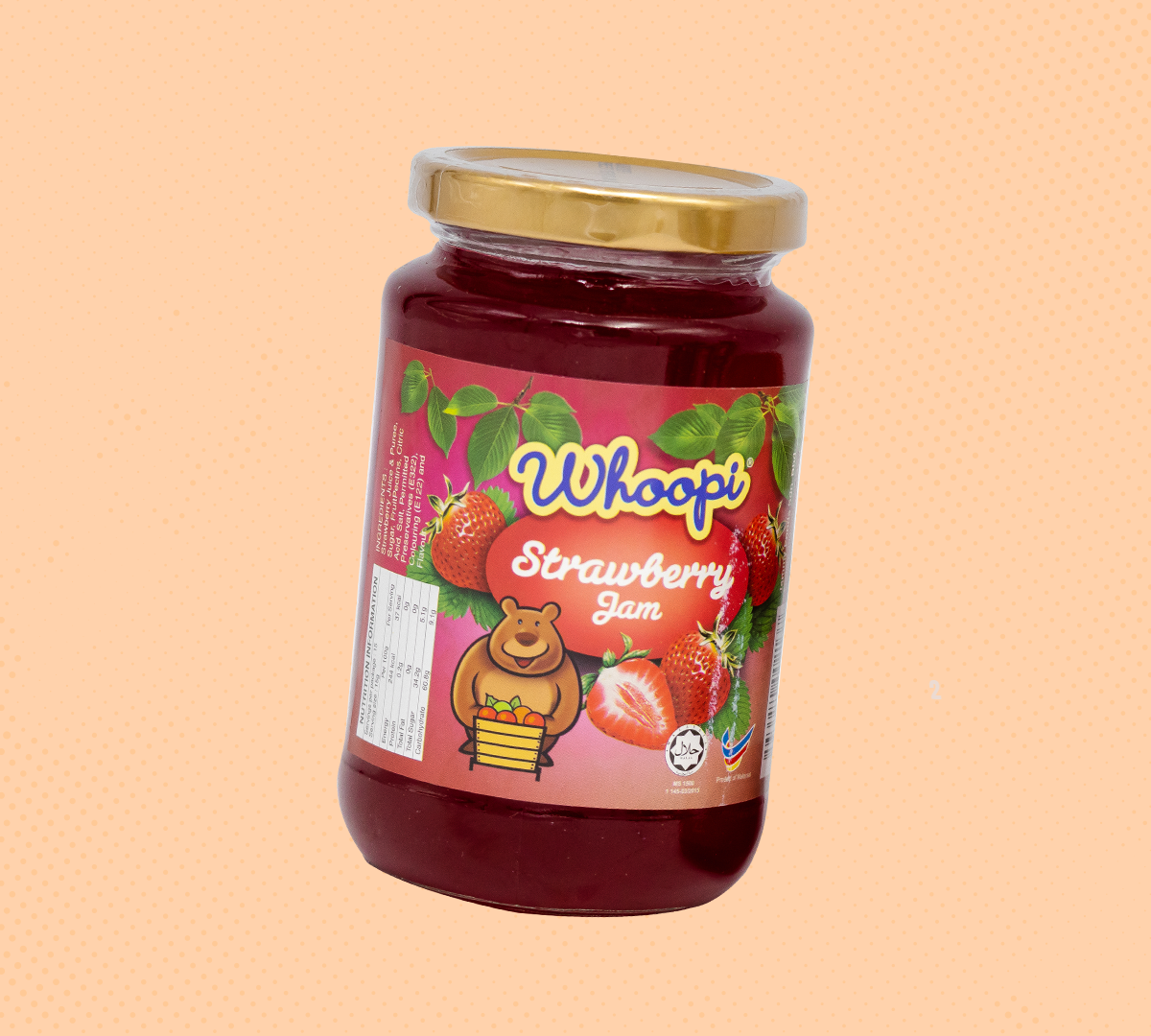 Whoopi Strawberry Jam 450g