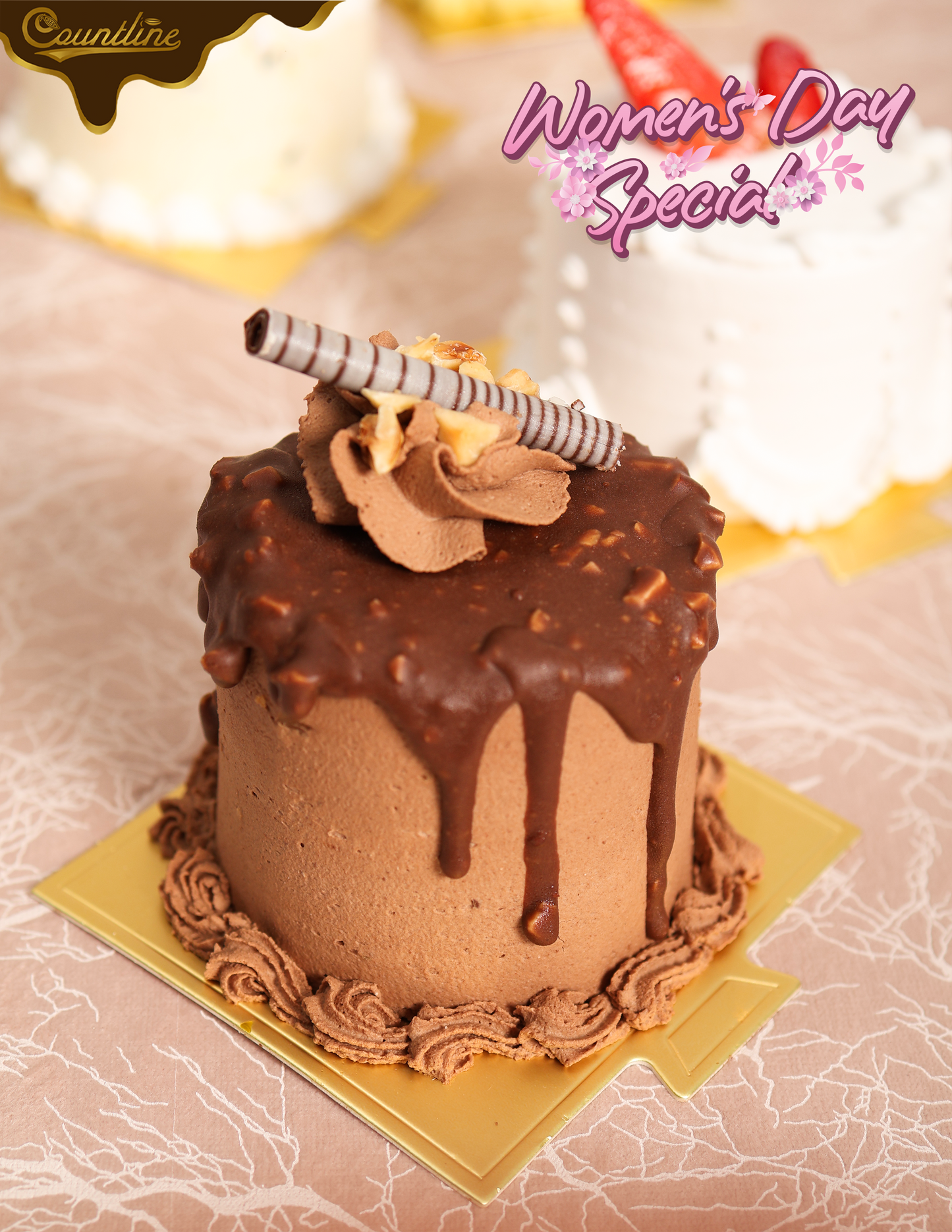 Hazelnut opera cake