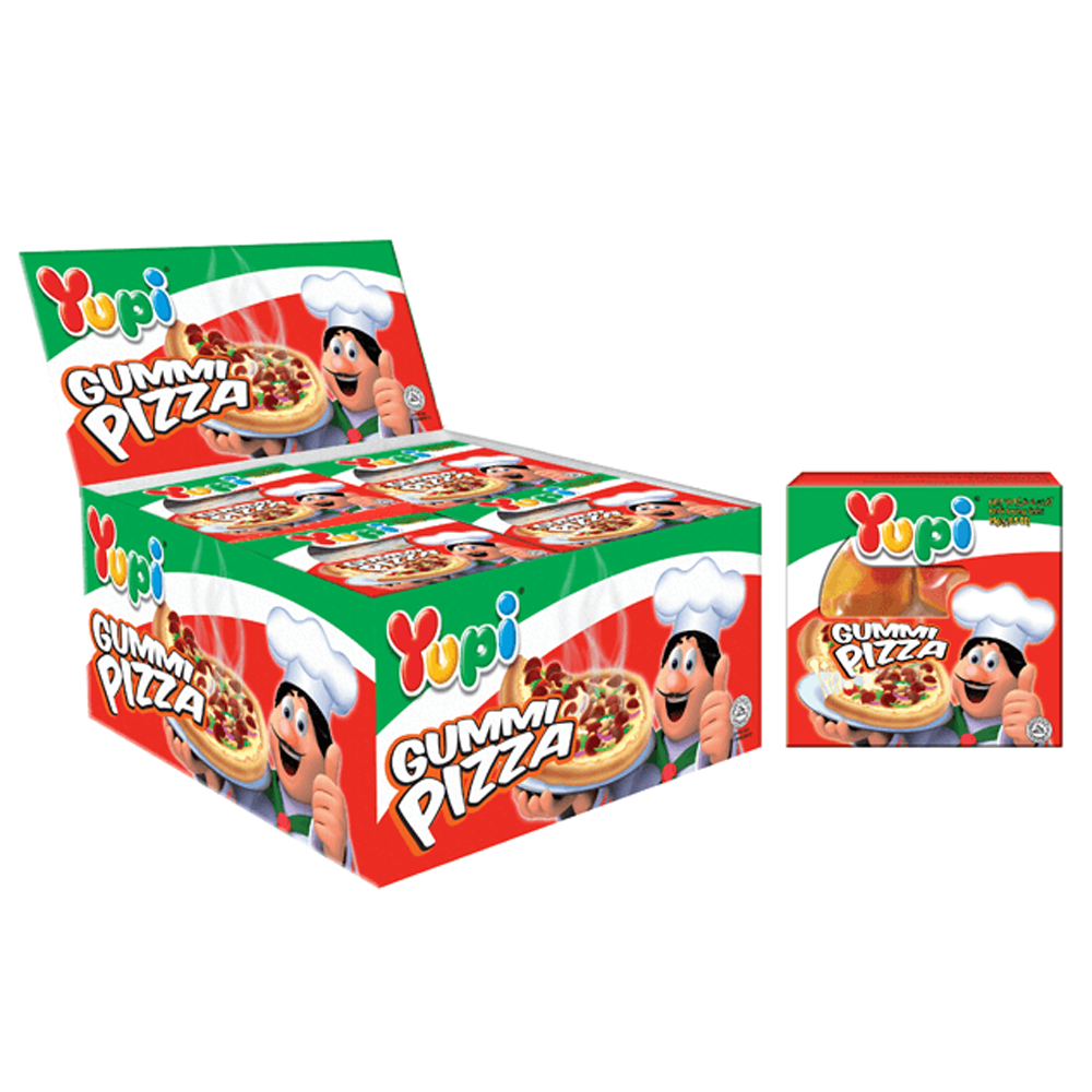 Yupi Gummi Pizza Chocolate 144g