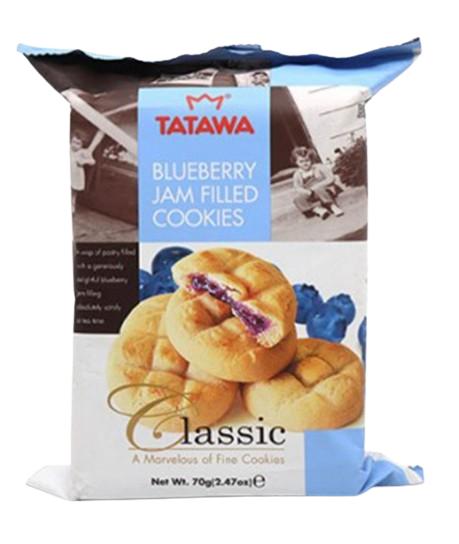 Tatawa Classic Bluberry Jam Cookies 70g