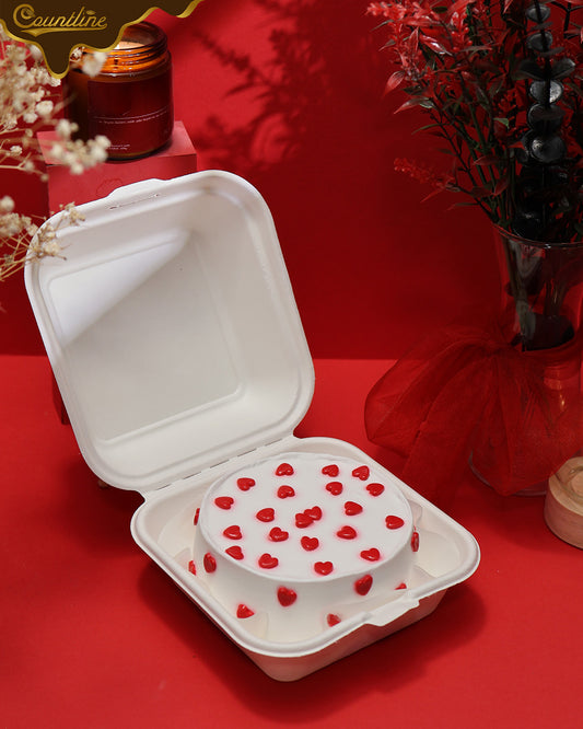 February 14th Special Strawberry Bento Cake