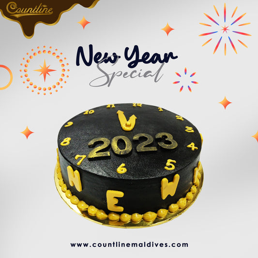 New Year Special Chocolate Cake