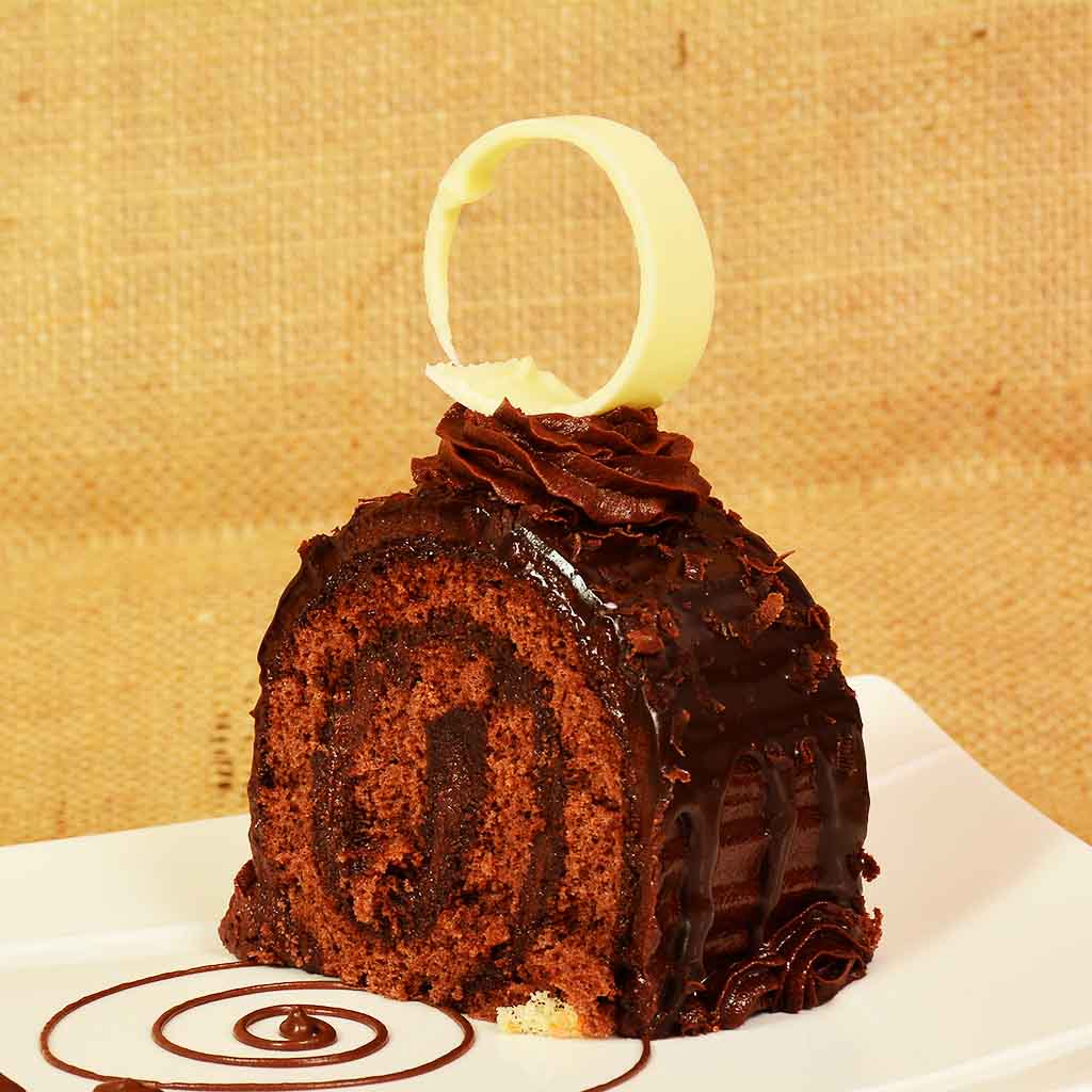 Swiss Roll Cake Slice - 6 pcs (Chocolate)