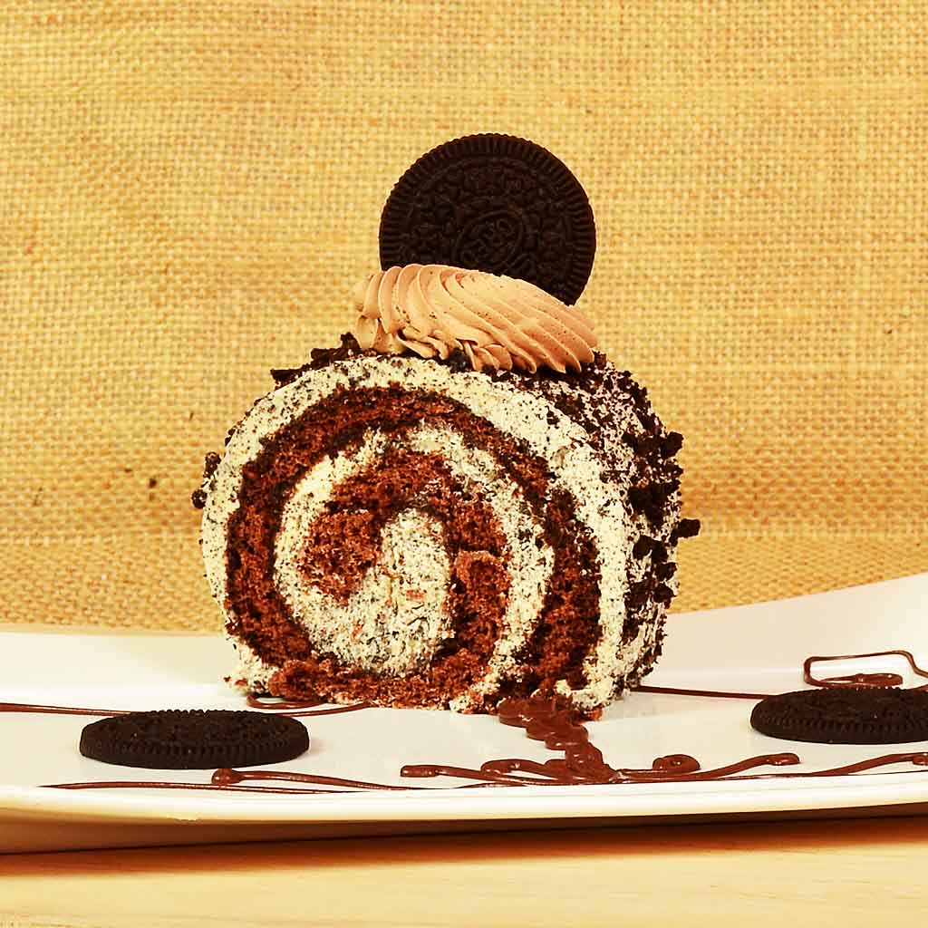 Swiss Roll Cake Slice - 6 pcs (Oreo)