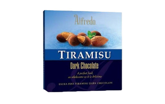Alfredo Tiramisu Almond Dark 150g
