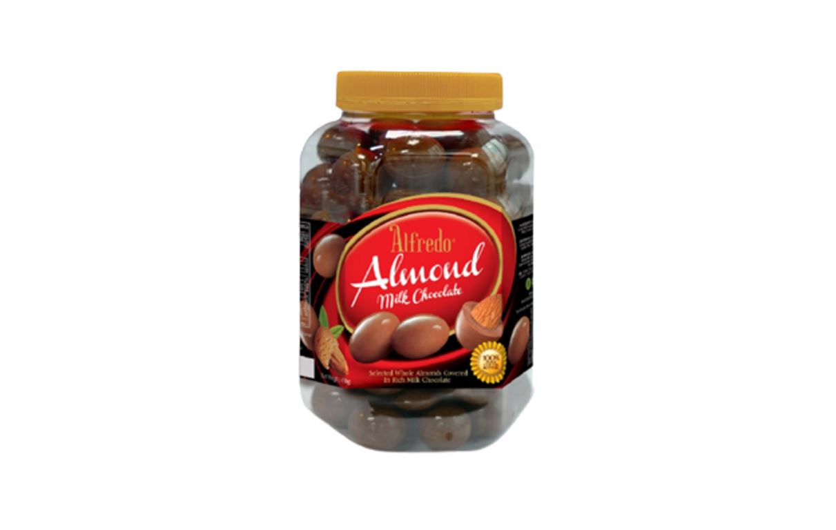 Alfredo Jar Almond Milk Chocolate 450g