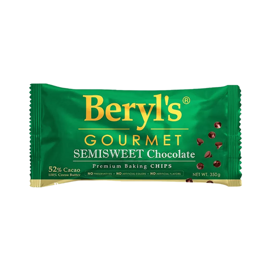 Beryls Gourmet Semisweet Chips Chocolate 350g