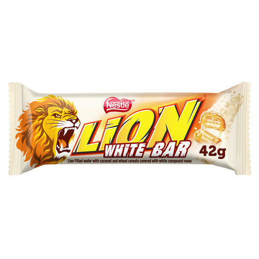 Lion White Bar 42g