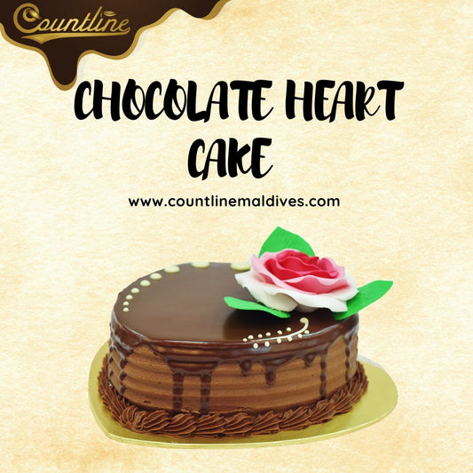 HEART SHAPE CHOCOLATE CAKE