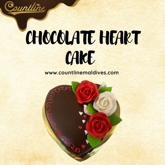 Heart Shaped Chocolate Cake