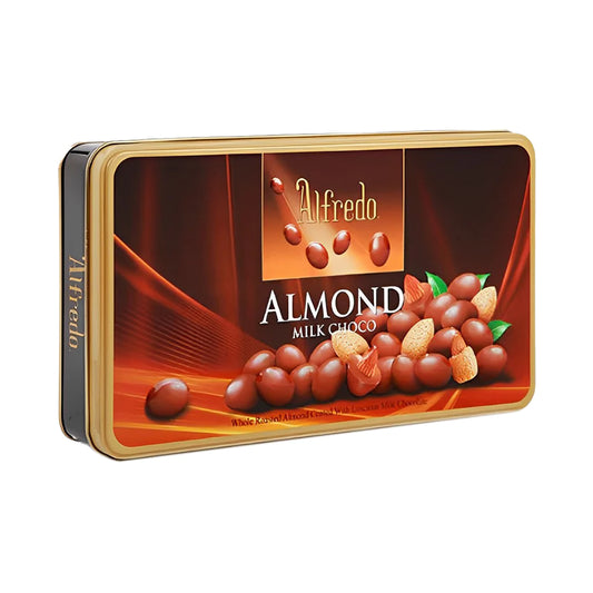 Alfredo Almond Milk Chocolate Tin 180g
