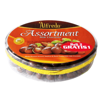 Alfredo Oval Assortment Milk Chocolate 450g