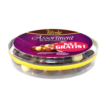 Alfredo Oval Assortment Milk,White and Dark 450g
