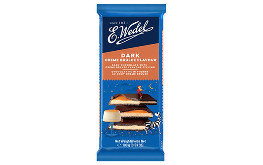 Wedel Dark Creme Brulee Flavour 100g