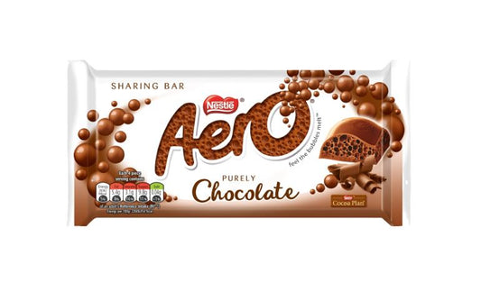 Aero Block Milk 90g (UK)
