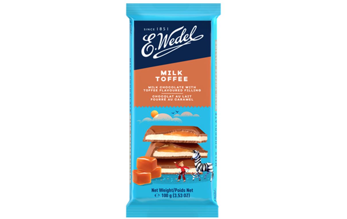 Wedel Milk Toffee Choc 100g
