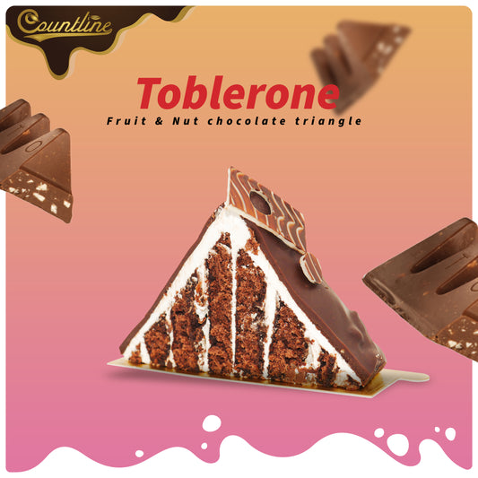Toblerone Fruit & Nut Chocolate Triangle Slice ( 6 Slice )
