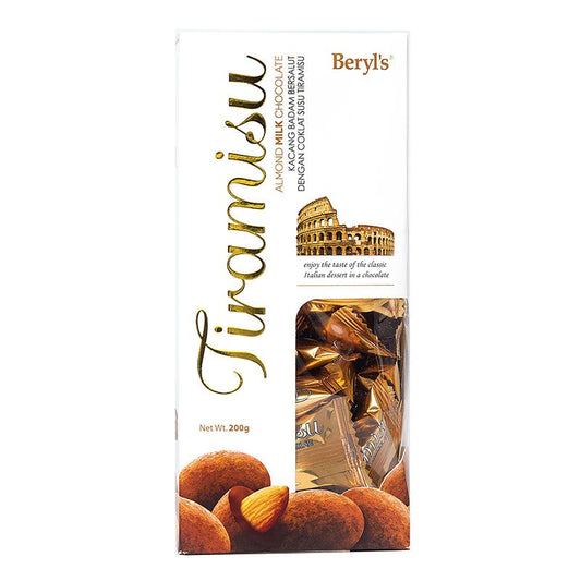 Beryls Tiramisu Almond Milk Chocolate 200g