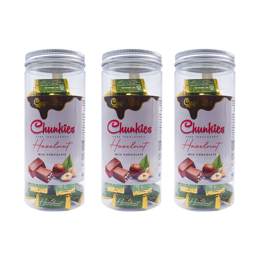 Countline Chunkies Hazelnut Jar 187.5g x 3