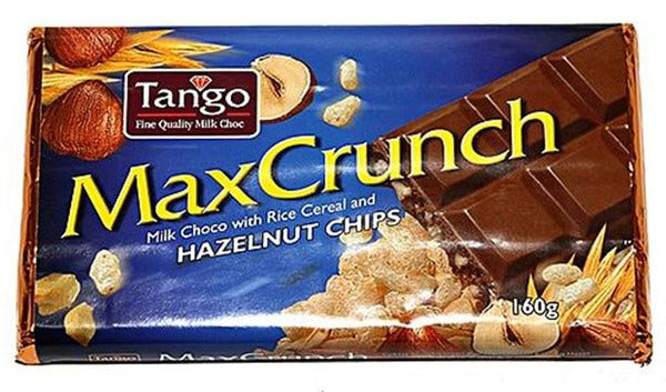 Tango Maxcrunch Rice Cereal Hazelnut Chips 160g