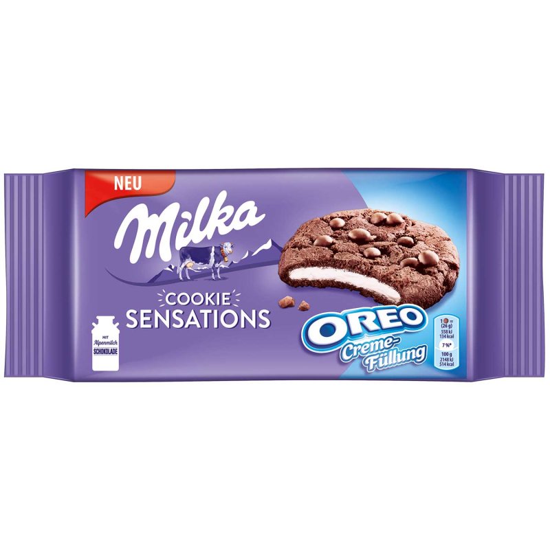 Milka Sensations Biscuits Cream Oreo 156g