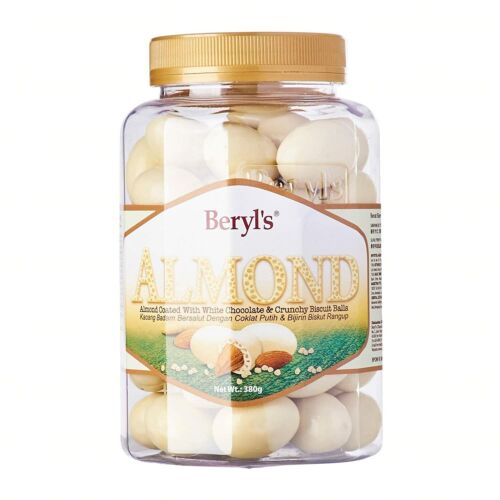 Beryls Almond White Choc with Biscuit 340g