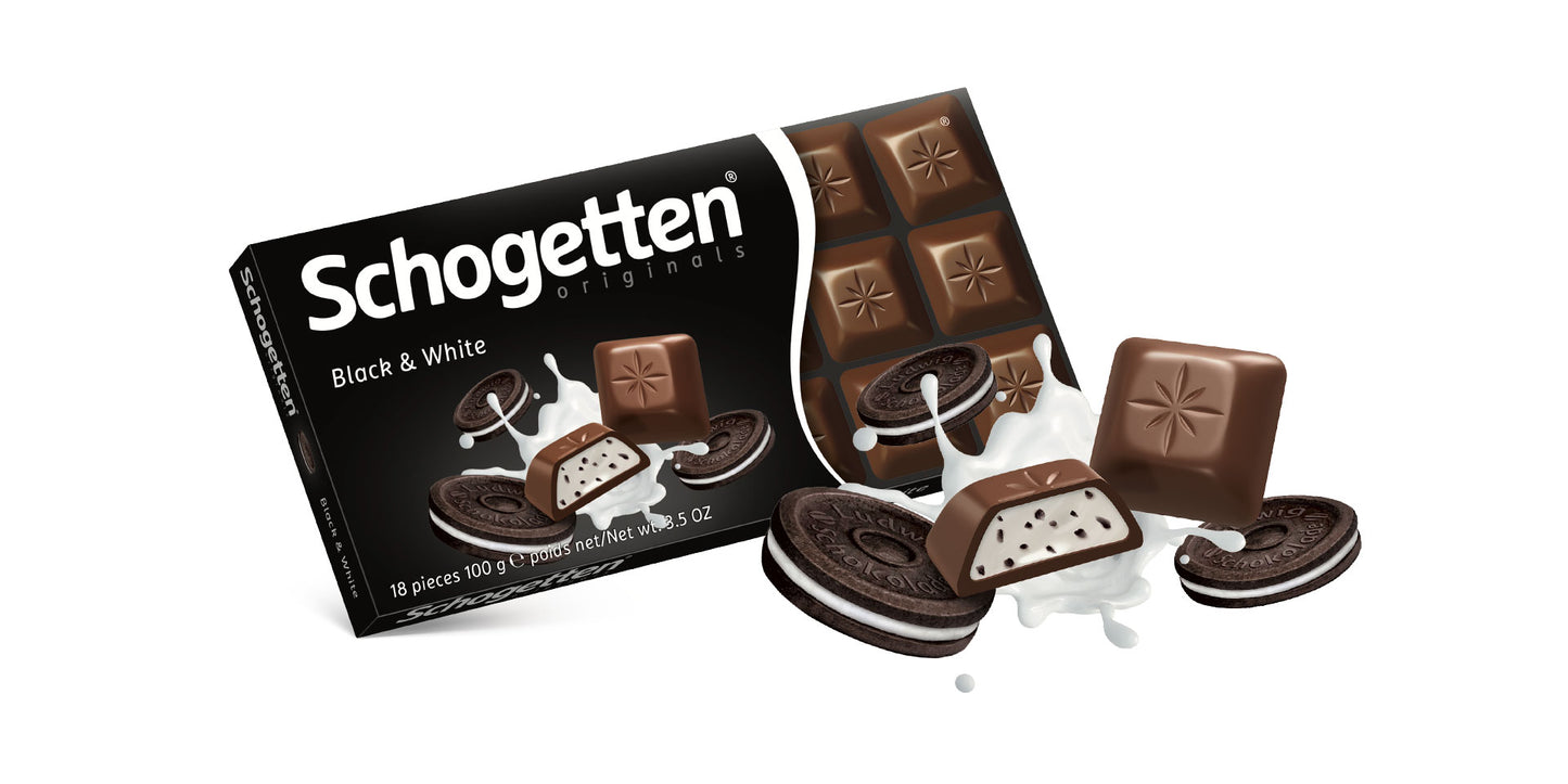 Schogetten Black & White Chocolate 100g