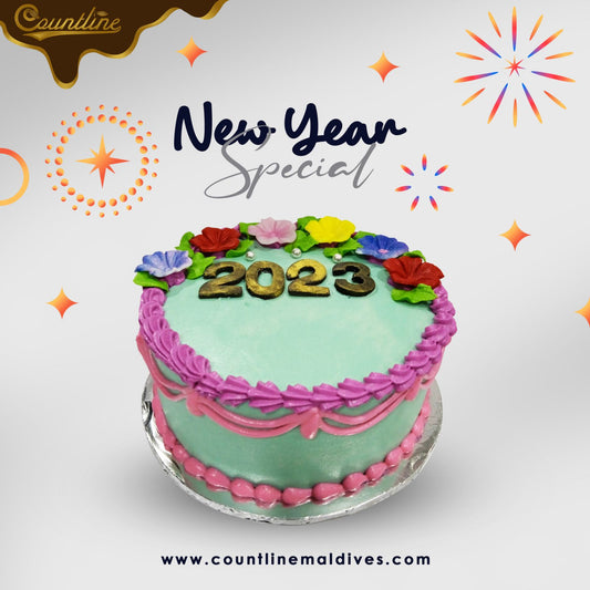 New Year Special Chocolate Cake
