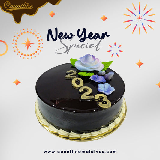 New Year Special Chocolate Cake