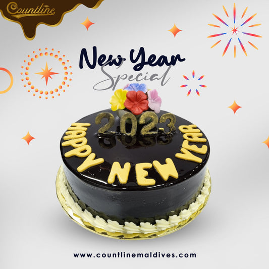 New Year Special Chocolate Cake