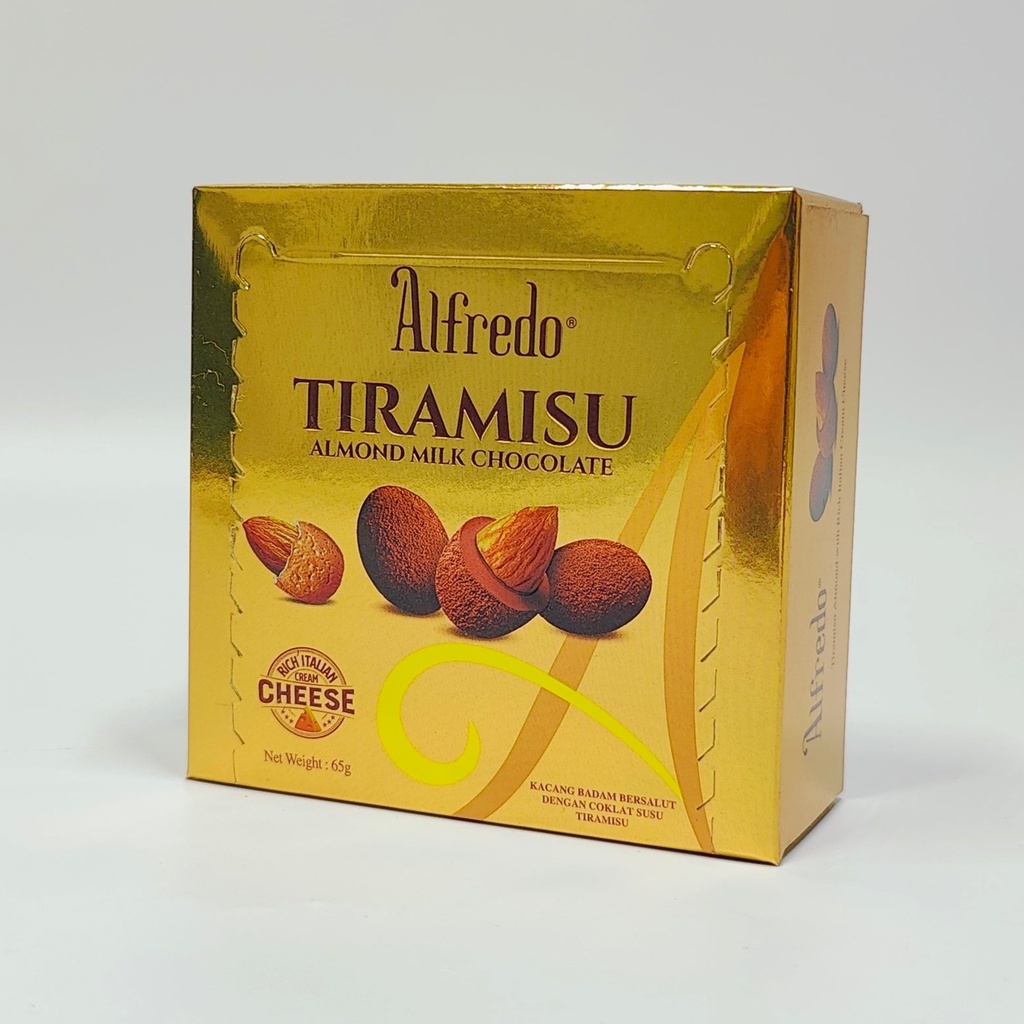 [ALF0015] Alfredo Tiramisu Almond Milk Chocolate 65g