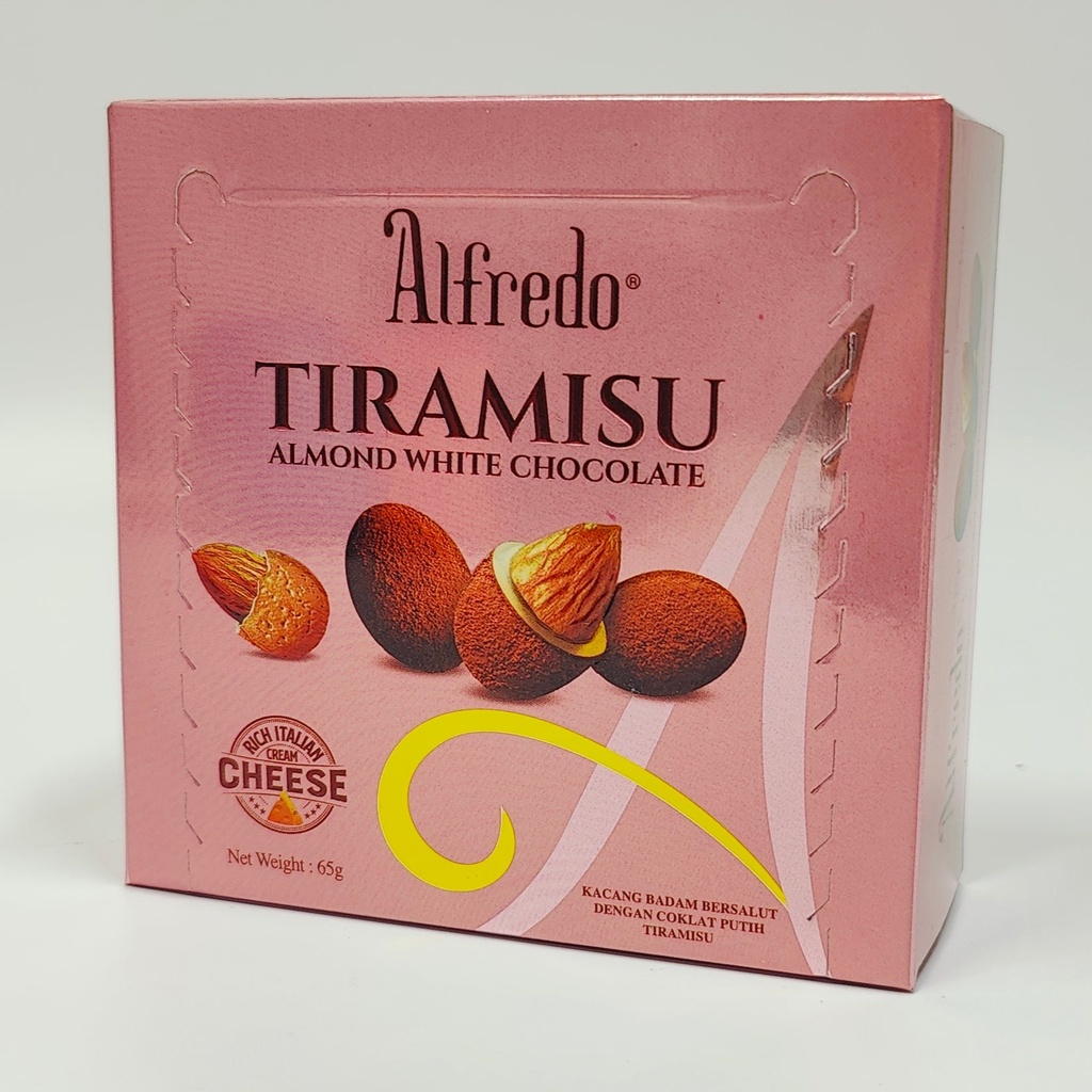 [ALF0016] Alfredo Tiramisu Almond White Chocolate 65g