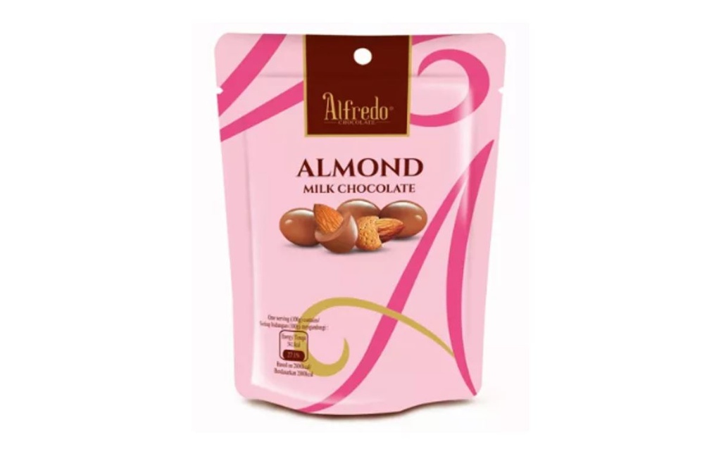Alfredo Almond Milk Chocolate Pouch 30g