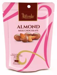[ALF0158] Alfredo Zip Almond milk Chocolate 75g