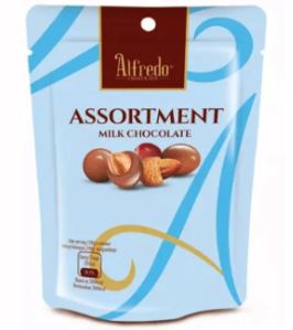 Alfredo Zip Assortment Milk Chocolate 75g