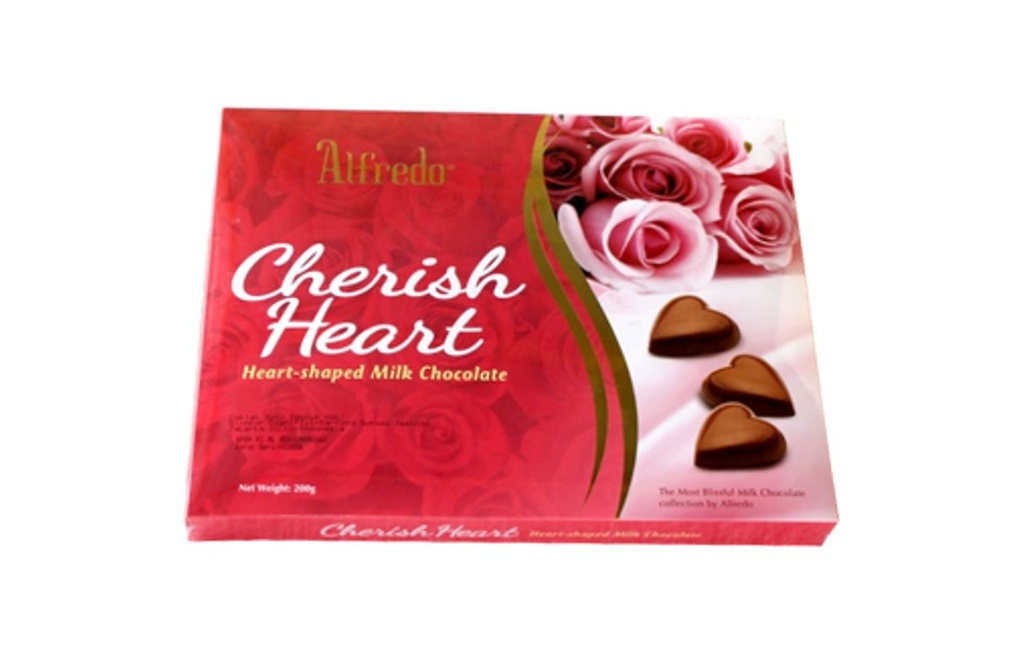[ALF0188] Alfredo Cherish Heart shaped Milk 200g