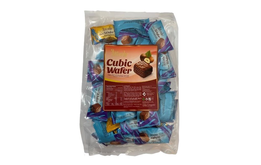 [ALF0191] Alfredo Pillow Wrap Cubic Wafer Milk 270g