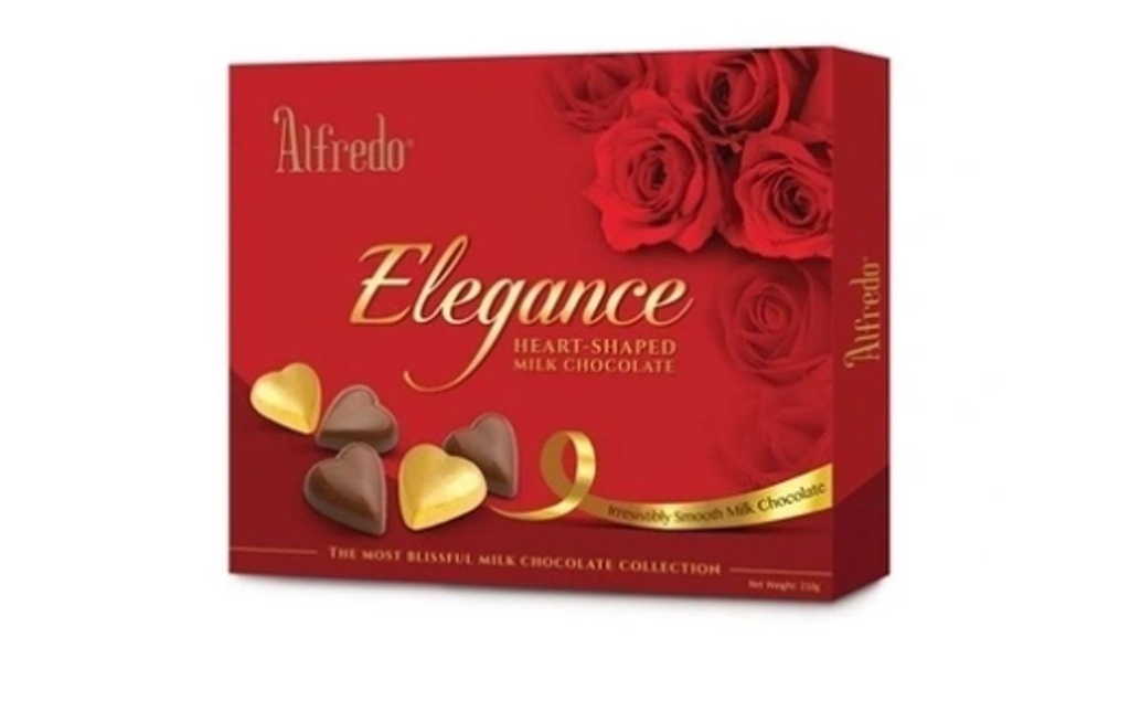 [ALF0197] Alfredo Elegance Heart-shaped Milk 210g