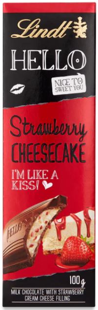 [BDP0109] Lindt Hello Strawberry Cheesecake 100g