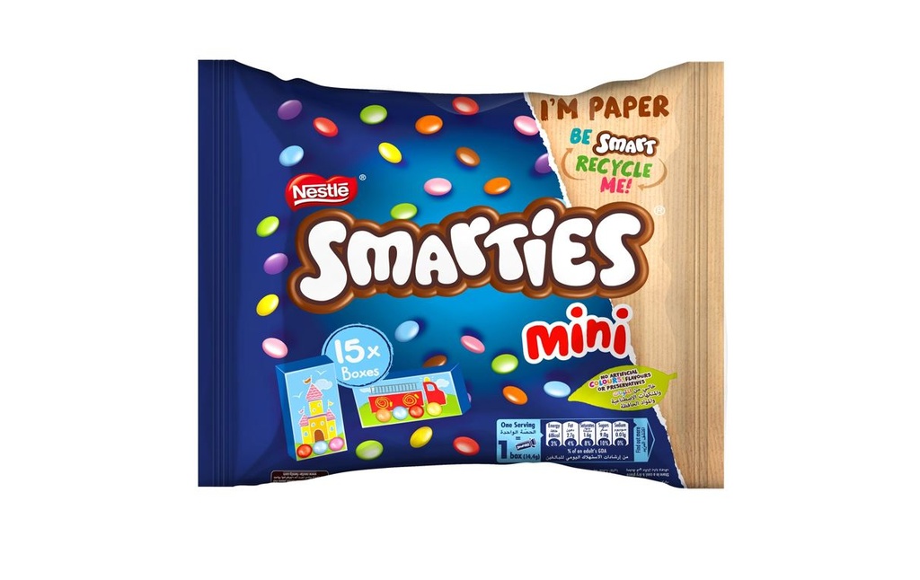 [BDP0113] Smarties Mini Pack 187g