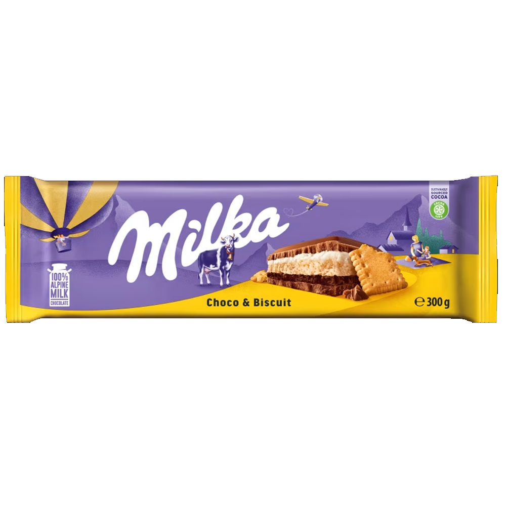 [BDP0131] Milka Choco & Biscuit Chocolate 300g