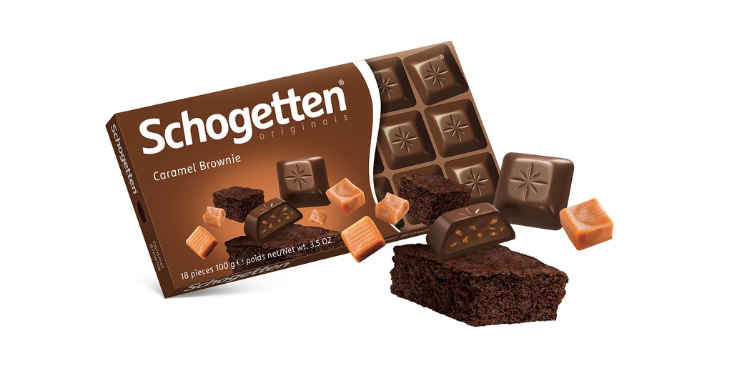 [BDP0155] Schogetten Caramel Brownie Chocolate 100g