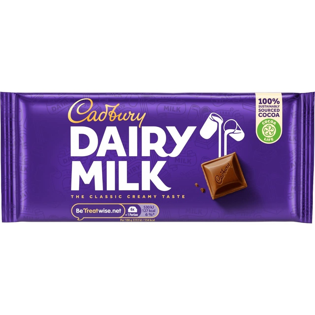 Cadbury Dairy Milk Chocolate 95g