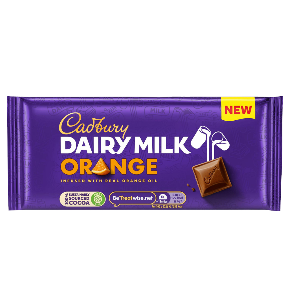 [BDP0211] Cadbury Dairy Milk Orange Chocolate 95g